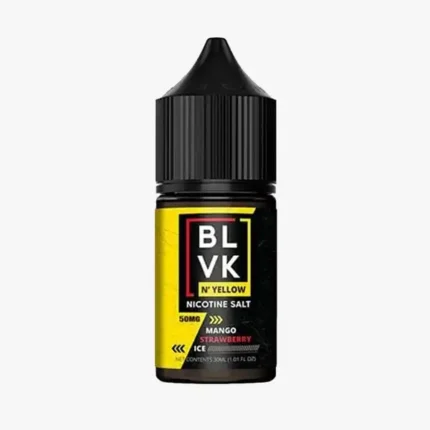 BLVK N Yellow Salt Series Mango Strawberry Iced Juice