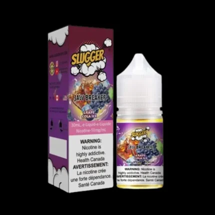 Slugger Jaw Breaker Series Grape Cola Ice 30ml Nic Salt Pakistan