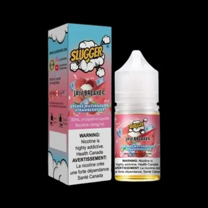 Slugger Jaw Breaker Series Lychee Watermelon Strawberry Ice 30ml Nic Salt