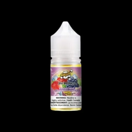 Slugger Jaw Breaker Series Passion Fruit Strawberry Grape Ice 30ml Nic Salt