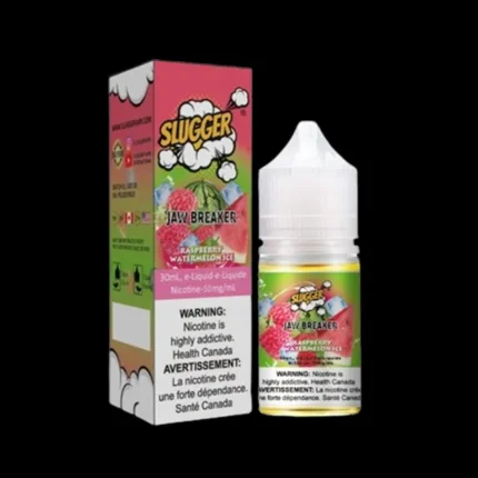 Slugger Jaw Breaker Series Raspberry Watermelon Ice 30ml Nic Salt